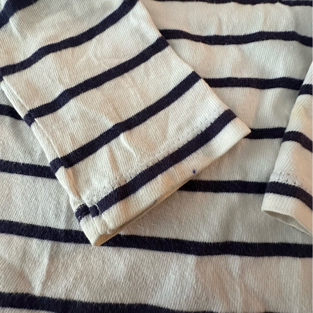 Gymboree Black and White Striped Long Sleeve Tee - Picture 5 of 5